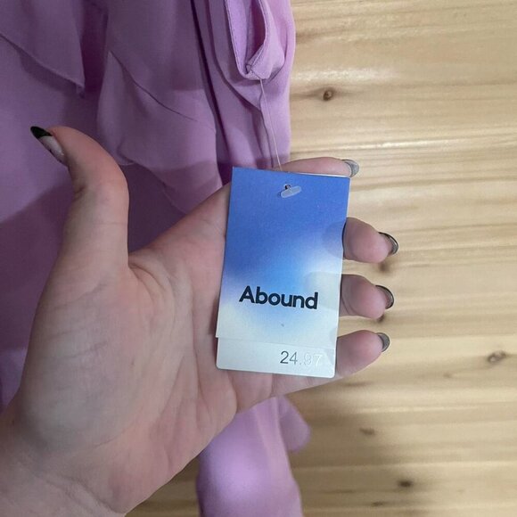 Purple Ruffled Tank Top Feminine - Picture 3 of 6